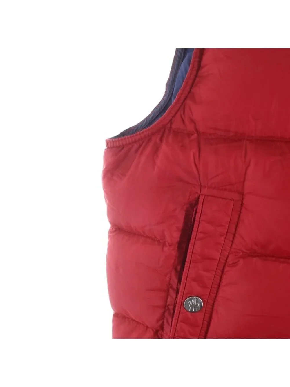 Moncler Billecart Nylon Down Vest 2 Red Blue